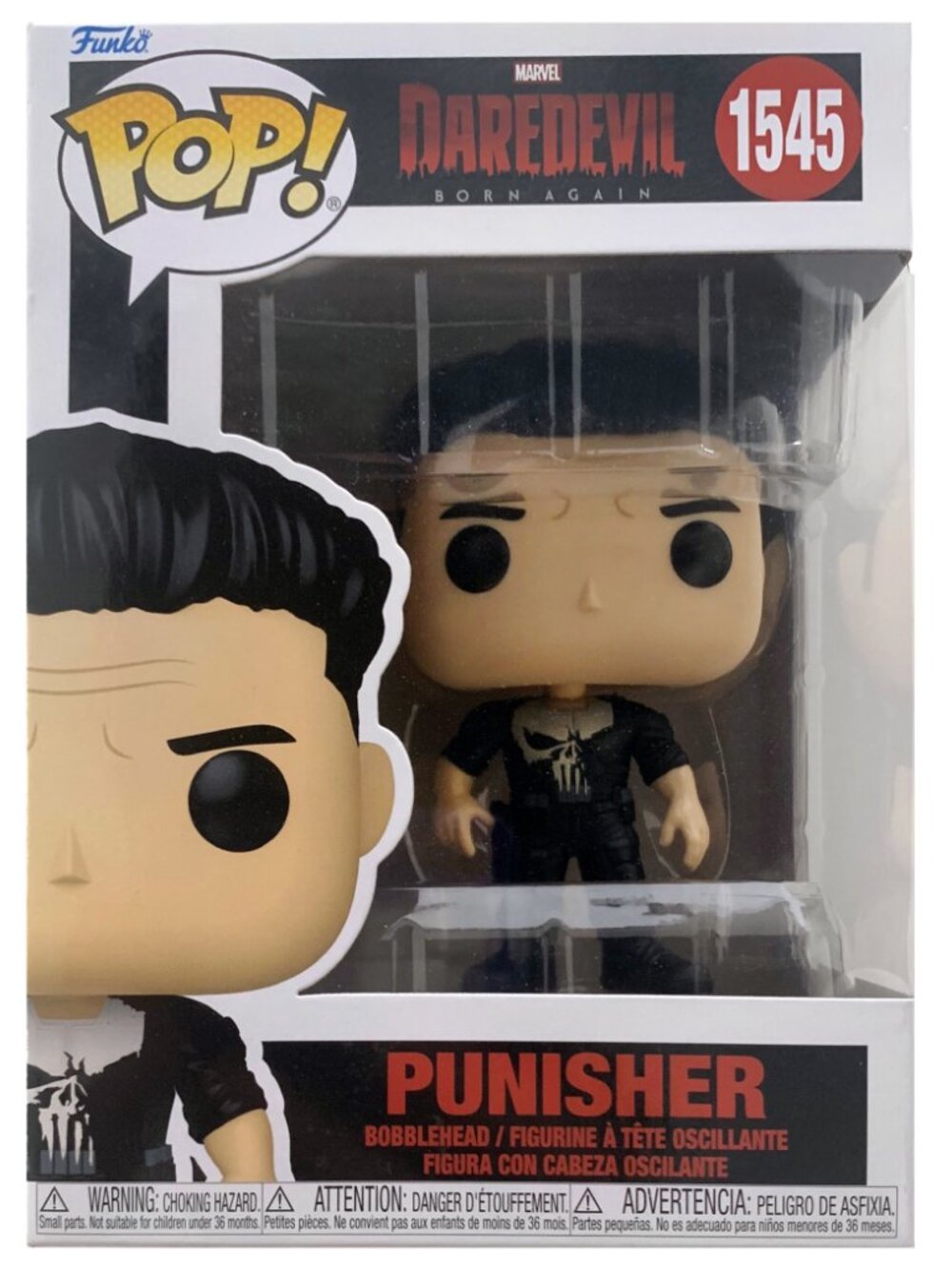 Funko POP 1545 Punisher Marvel Daredevil Born Again Vinyl Bobblehead w/Protector